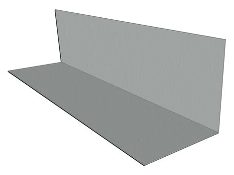 l shaped metal house|90 degree metal flashing.